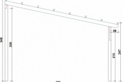 Terrassenüberdachung Classico Tiefe ab 450 cm - BSH